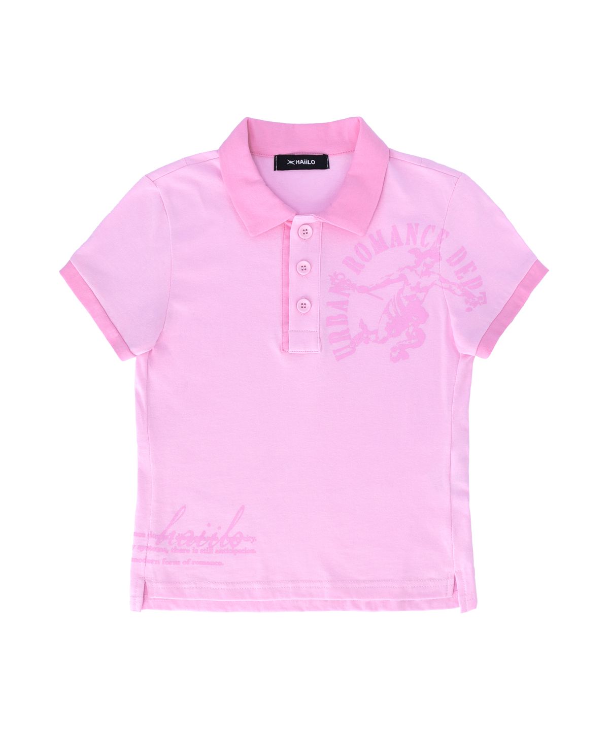 헤일로(HAIILO) Tilter Callar Tee (Crush-pink)