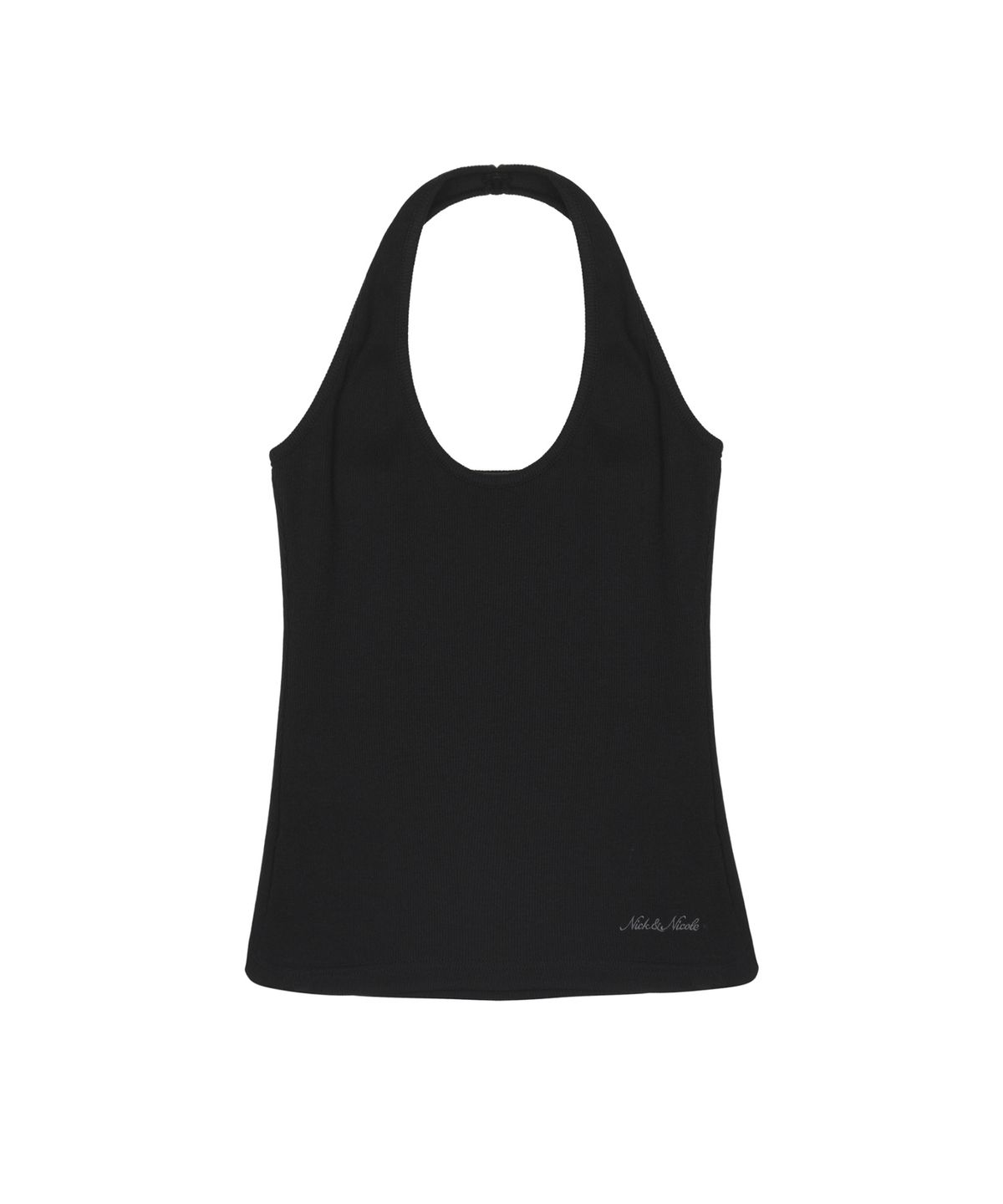 닉앤니콜(NICK&NICOLE) ESSENTIAL HALTER TOP_BLACK