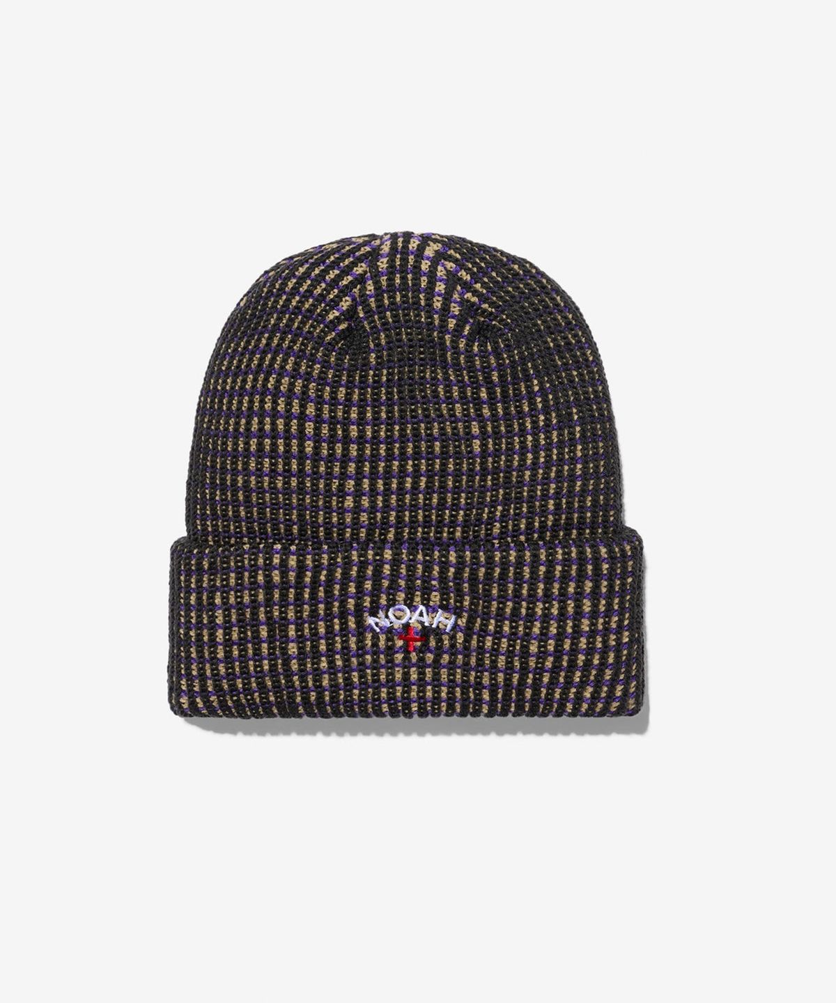 노아(NOAH) (U) 트리컬러 비니 페트롤 칩멍크 버건디 TRICOLOR BEANIE PETROL/CHIPMUNK/BURGANDY