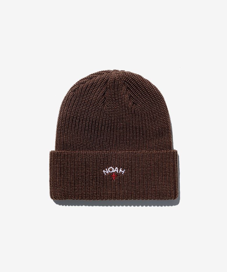 (U) 코어 로고 비니 브라운 CORE LOGO BEANIE BROWN