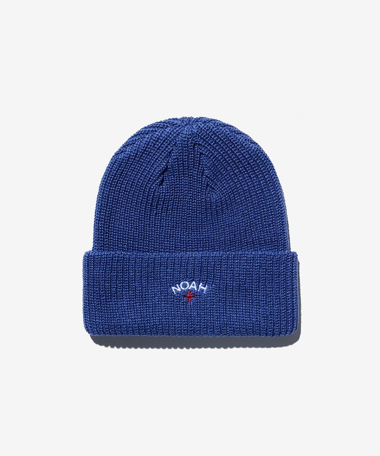 (U) 코어 로고 비니 포트 블루 CORE LOGO BEANIE PORT BLUE