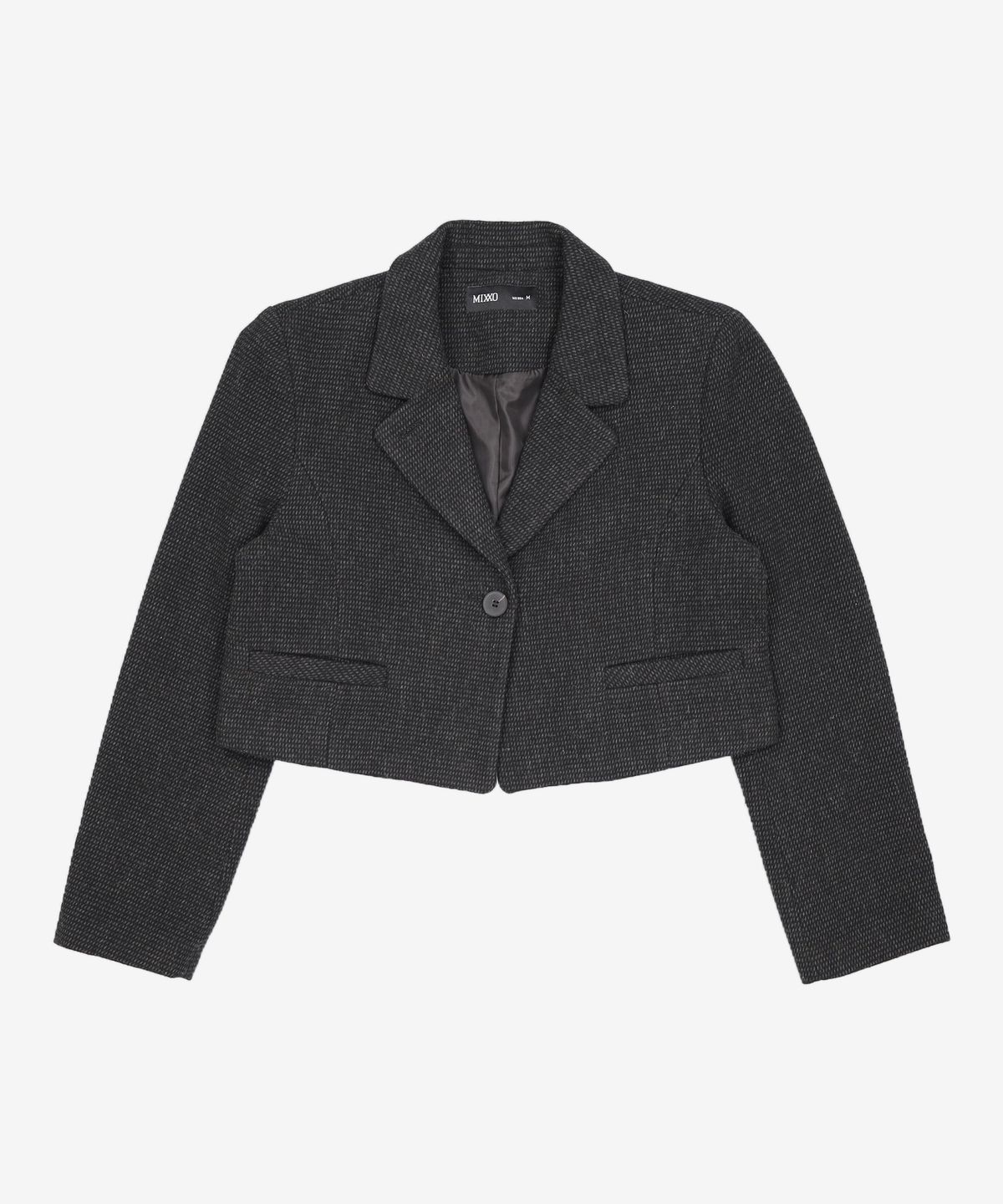 미쏘(MIXXO) 테일러드 울 크롭자켓_MIWJKET02G M