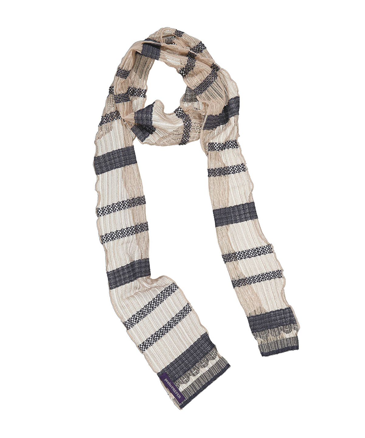 프리퍼프리퍼(PREFERPREFER) Stripe Summer Scarf (Beige)