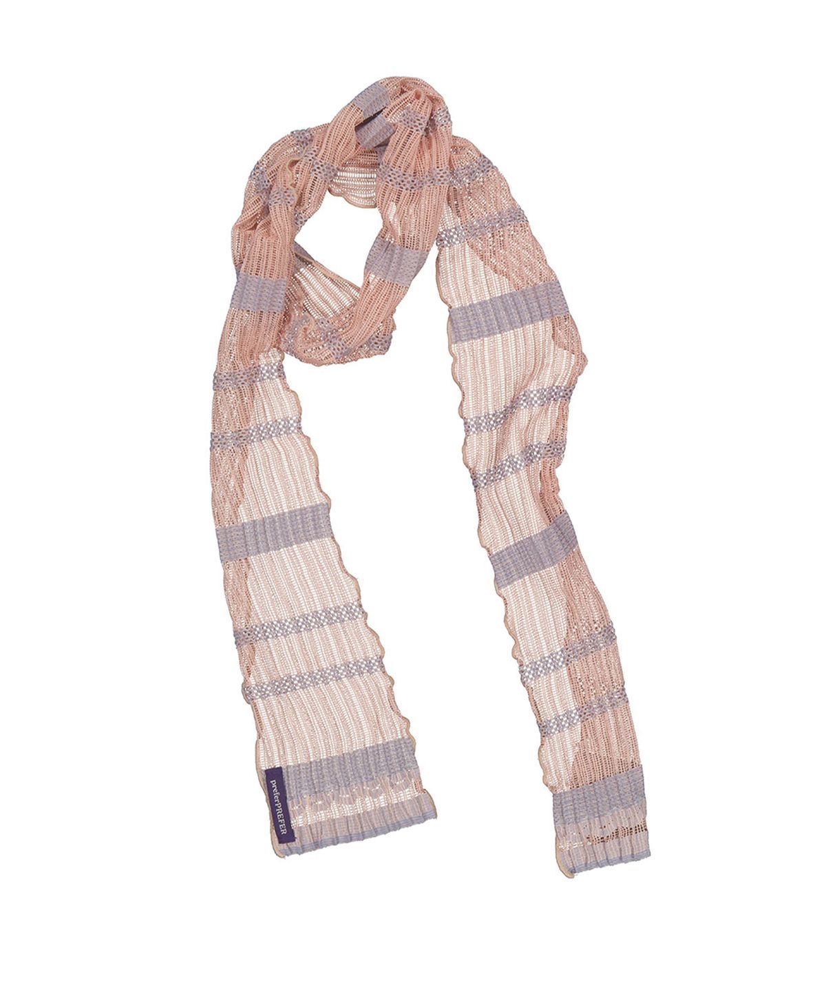 프리퍼프리퍼(PREFERPREFER) Stripe Summer Scarf (Orange)