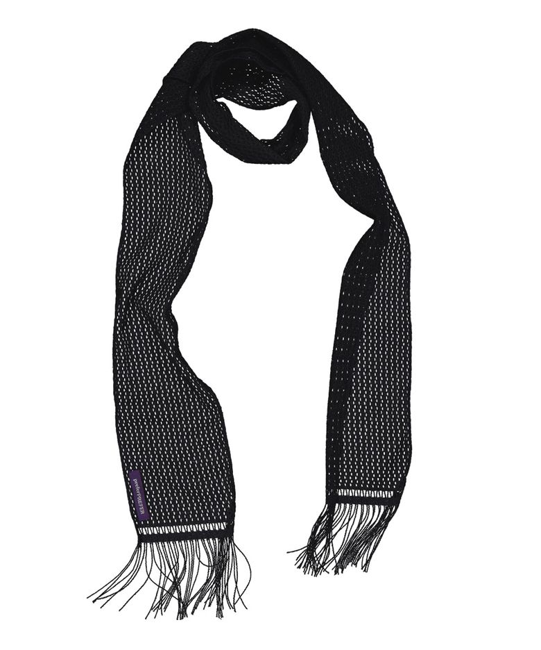 Fringe Summer Scarf (Black)