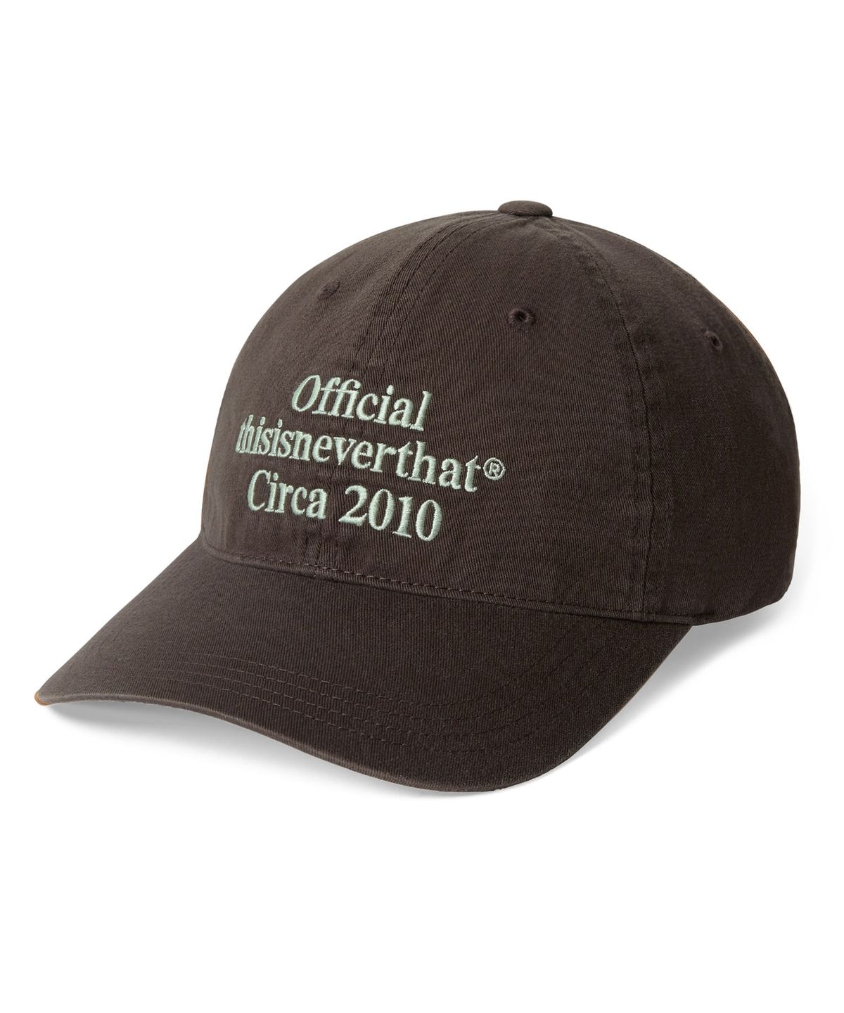 디스이즈네버댓(THISISNEVERTHAT) Times Cap Dark Brown