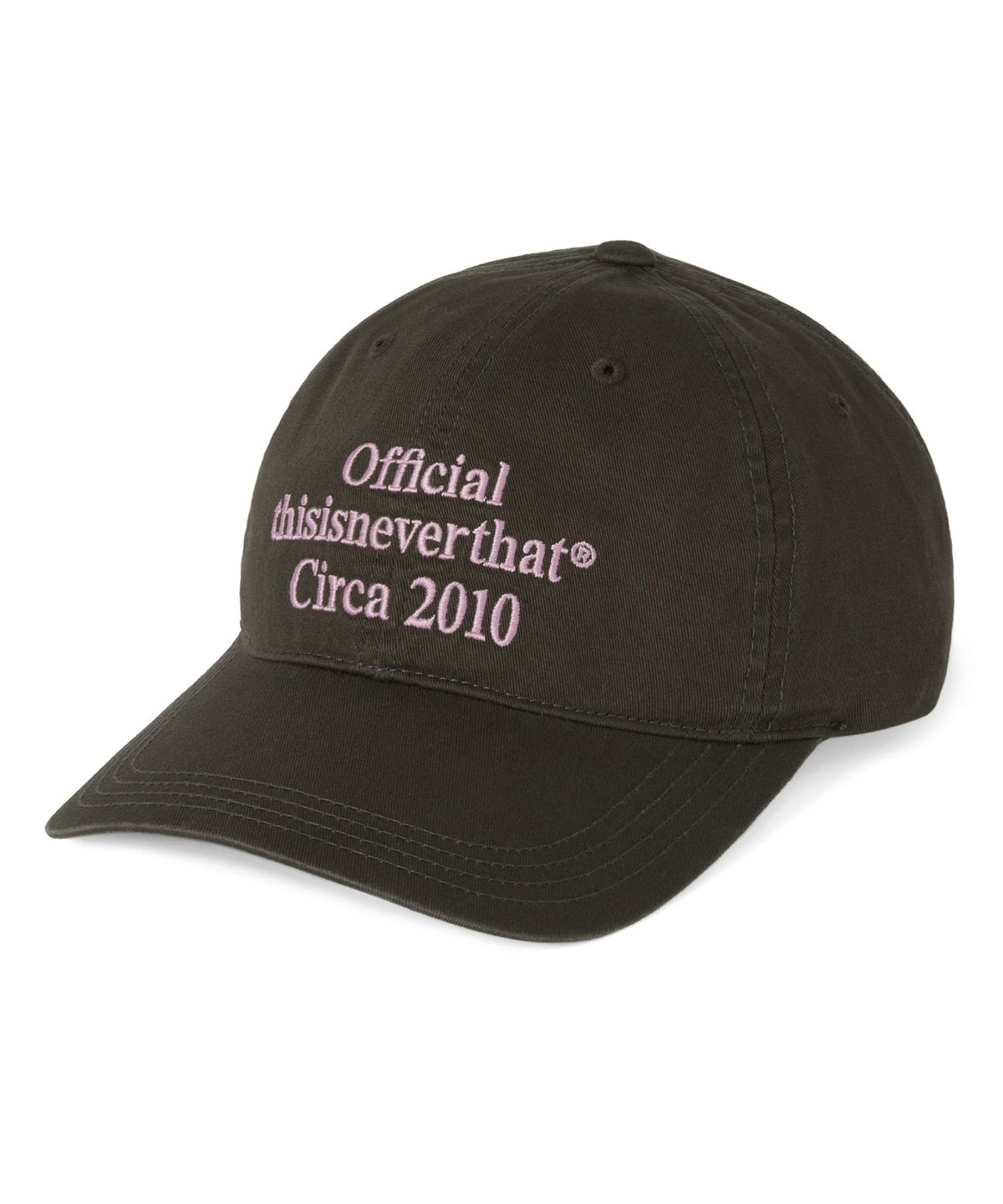 디스이즈네버댓(THISISNEVERTHAT) Times Cap Charcoal