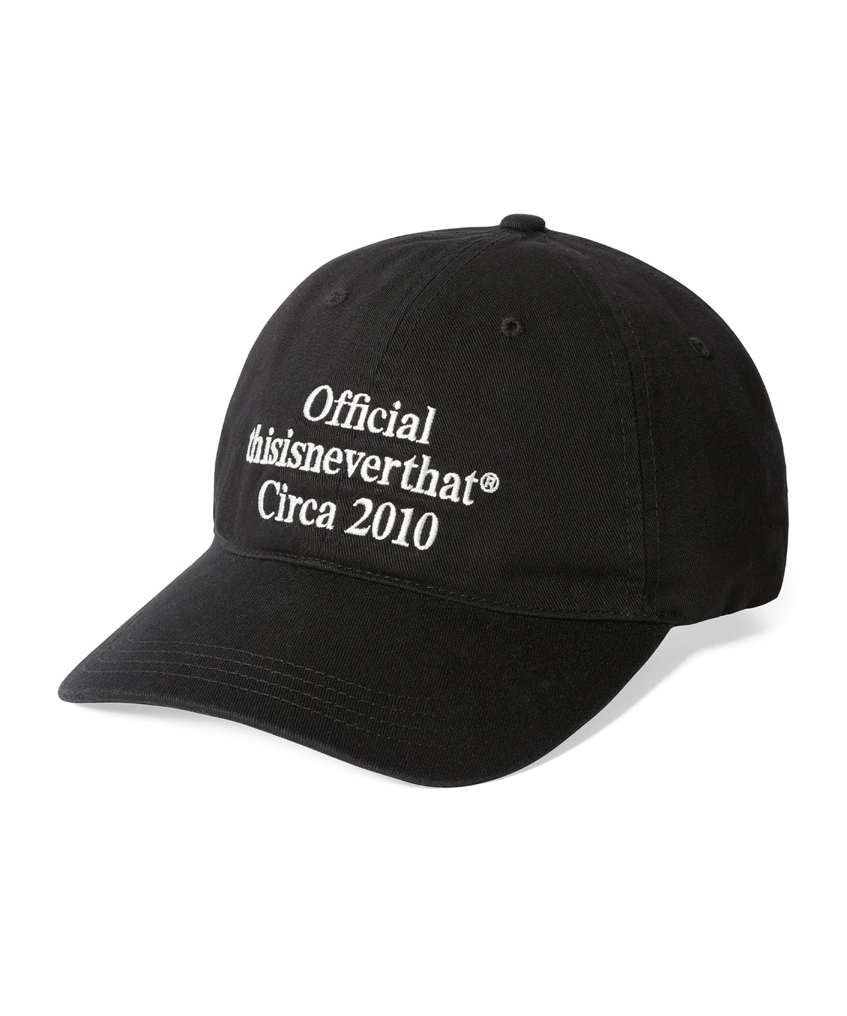 디스이즈네버댓(THISISNEVERTHAT) Times Cap Black