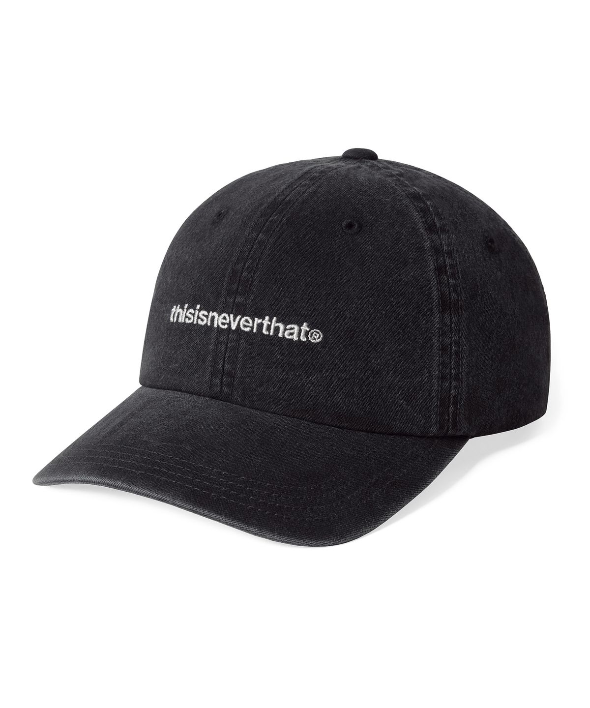 디스이즈네버댓(THISISNEVERTHAT) Denim T-Logo Cap Black