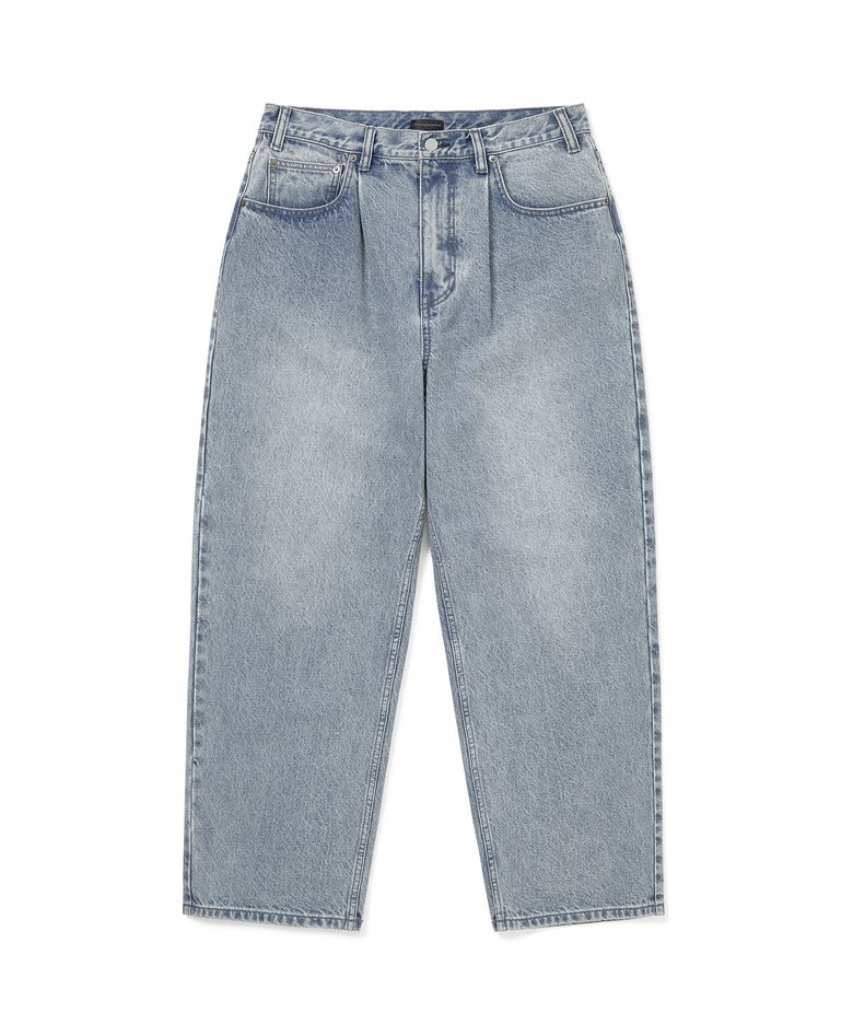 Loose Jeans Washed Blue