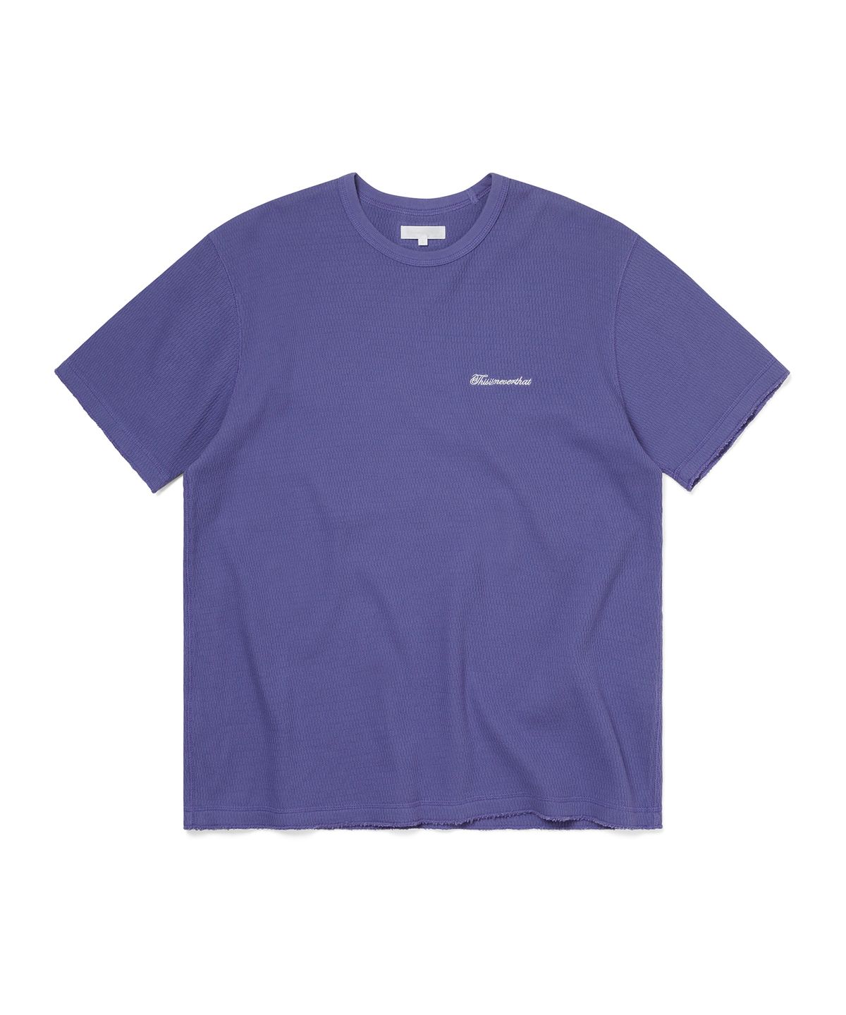 디스이즈네버댓(THISISNEVERTHAT) Waffle Tee Purple