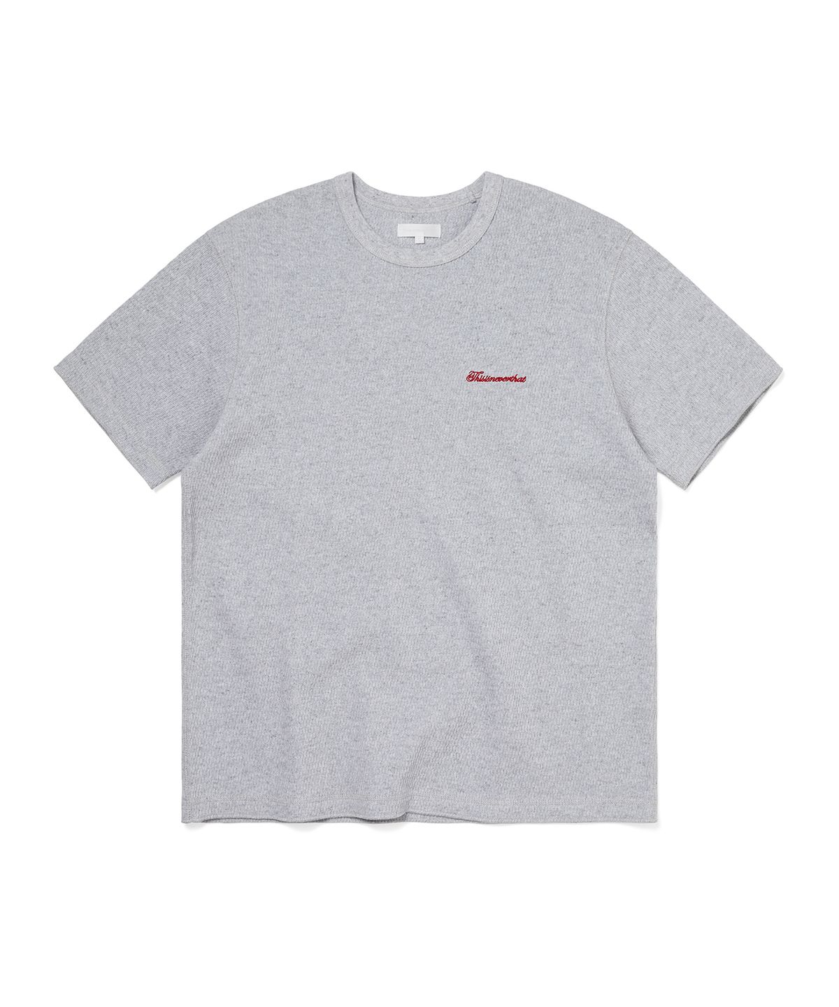 디스이즈네버댓(THISISNEVERTHAT) Waffle Tee Heather Grey