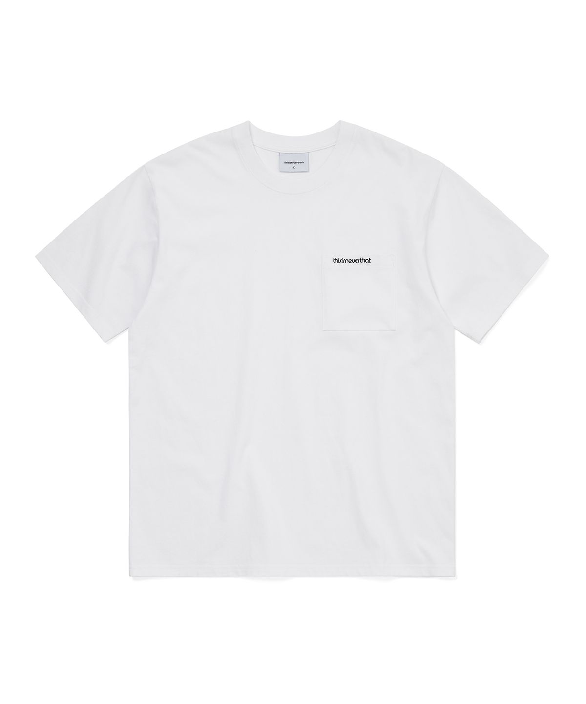 디스이즈네버댓(THISISNEVERTHAT) Basic Pocket Tee White