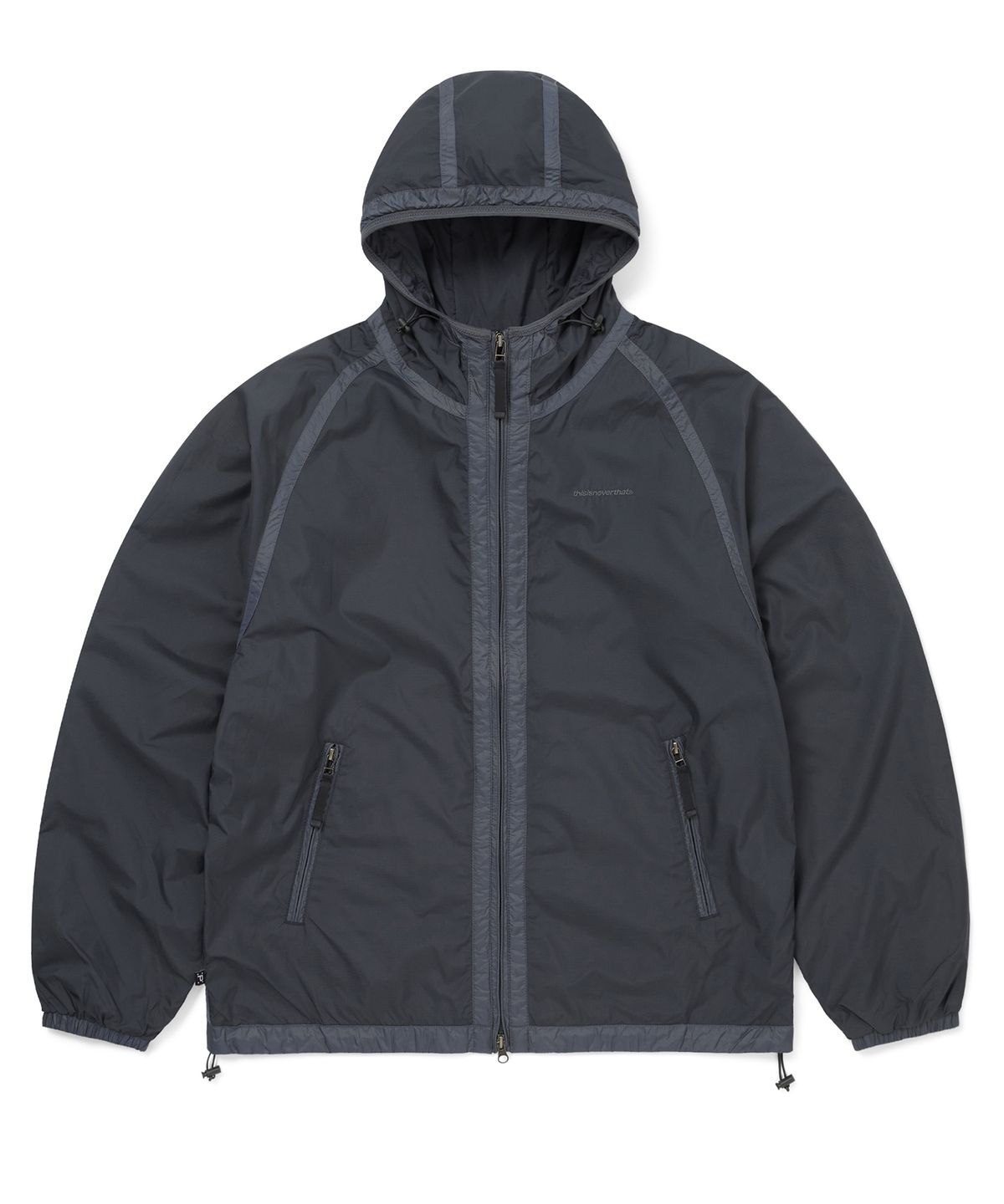 디스이즈네버댓(THISISNEVERTHAT) PERTEX® SP-Logo Windbreaker Reverse Navy