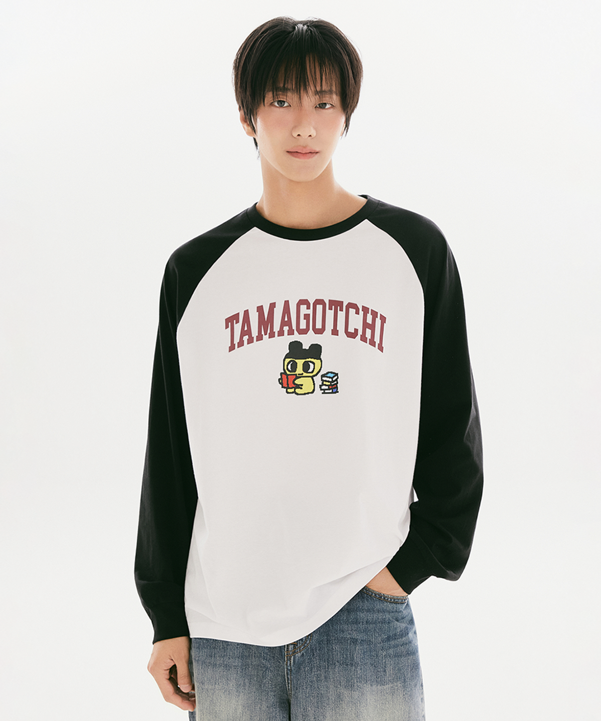 스파오(SPAO) [다마고치] 긴팔티(Black)_SPLAG49U01