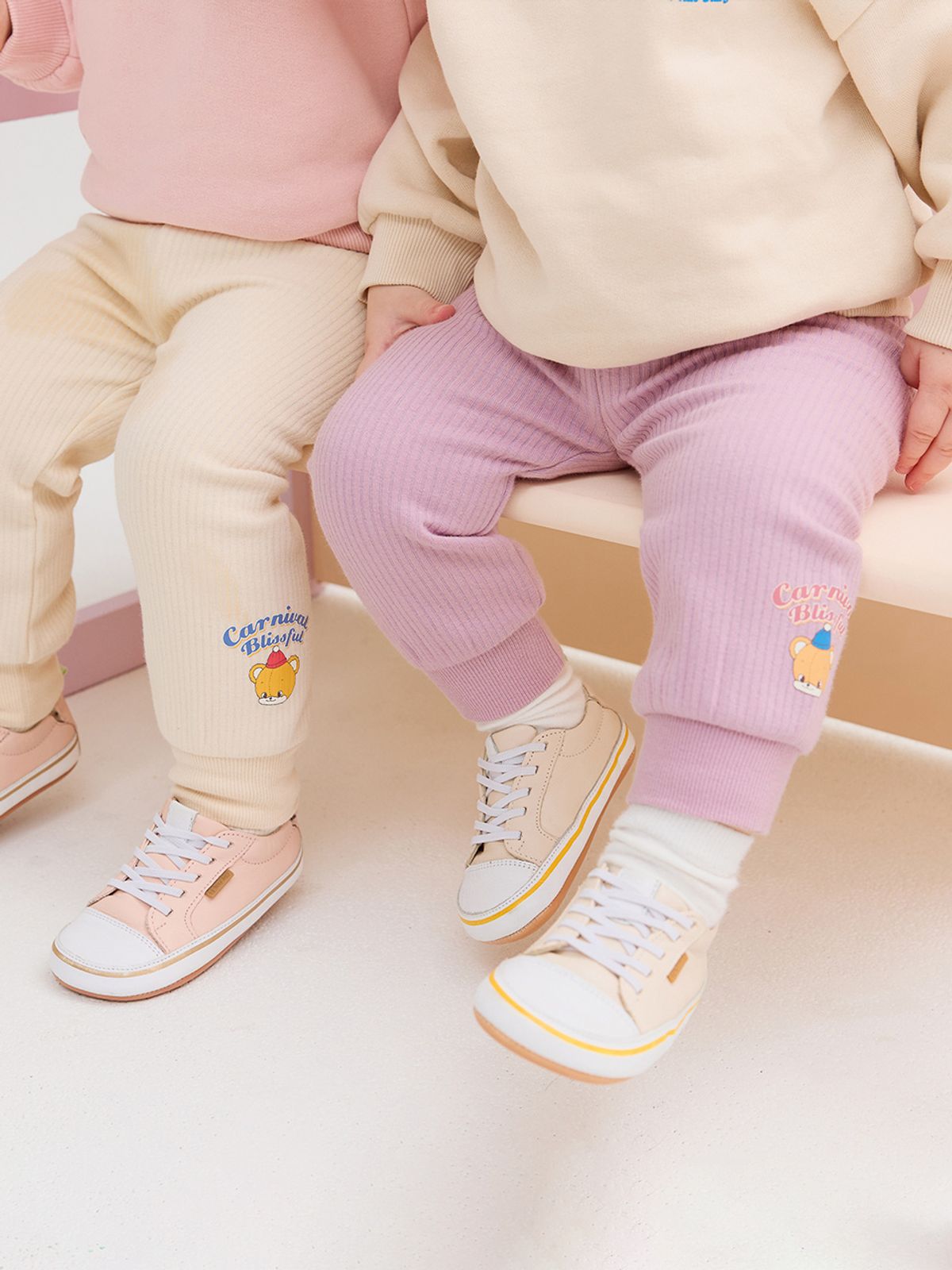 밀크베이비(MILKBABY) 보들보들 보온골지 아기팬츠 유아레깅스