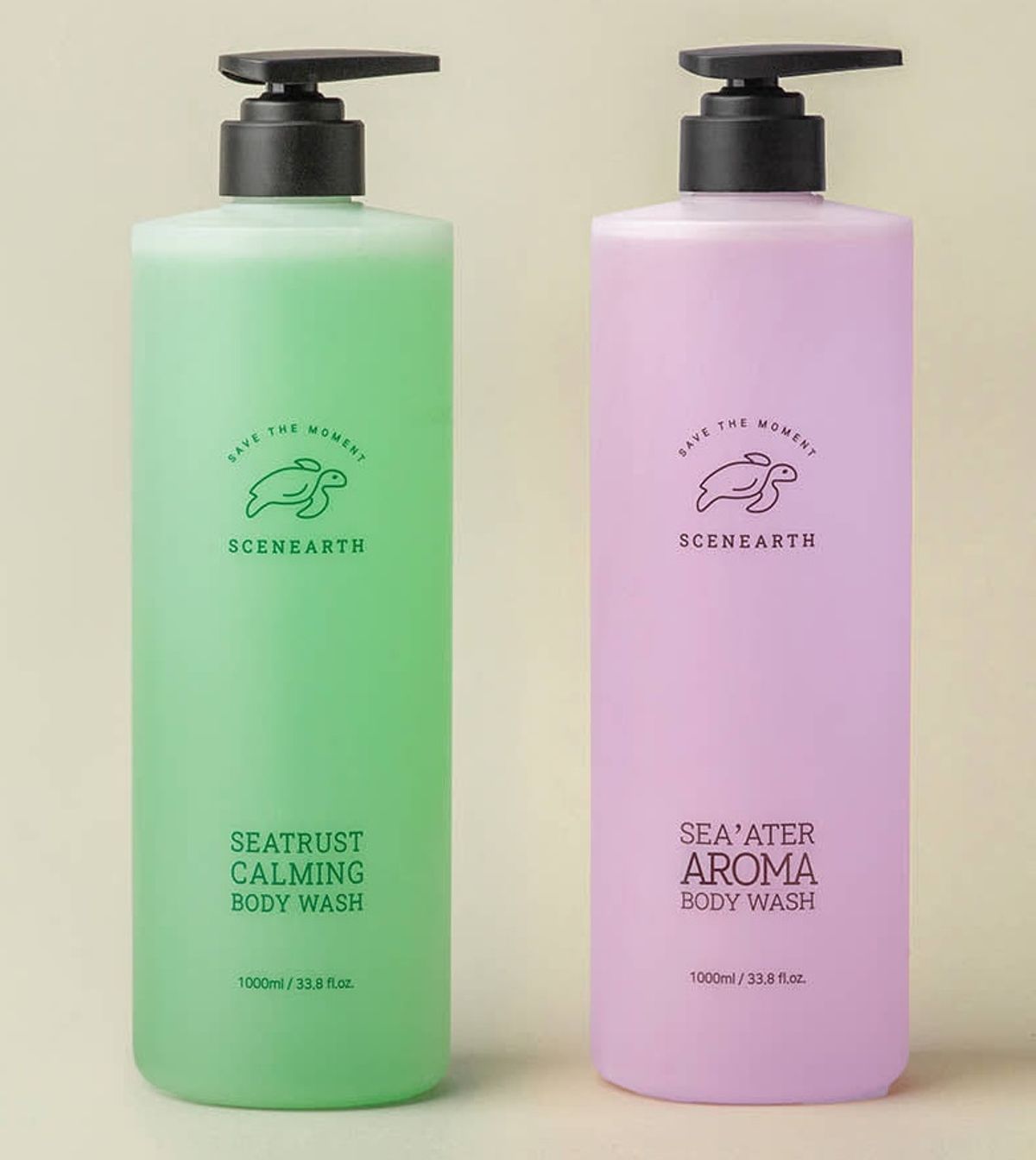 씨널스(SCENEARTH) 씨트러스트 카밍 바디워시 + 아로마 퍼퓸 바디워시 1000ml 2종 세트
