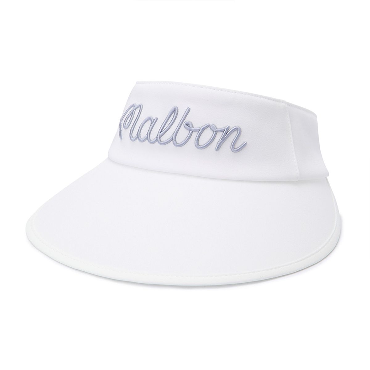 말본 골프(MALBON GOLF) 말본 로고 와이드챙 바이저 IVORY (WOMAN)