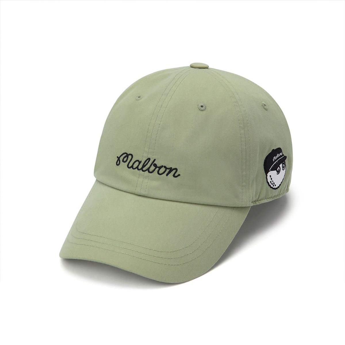 말본 골프(MALBON GOLF) 말본 베이직 로고 스크립트 캡 LIGHT KHAKI