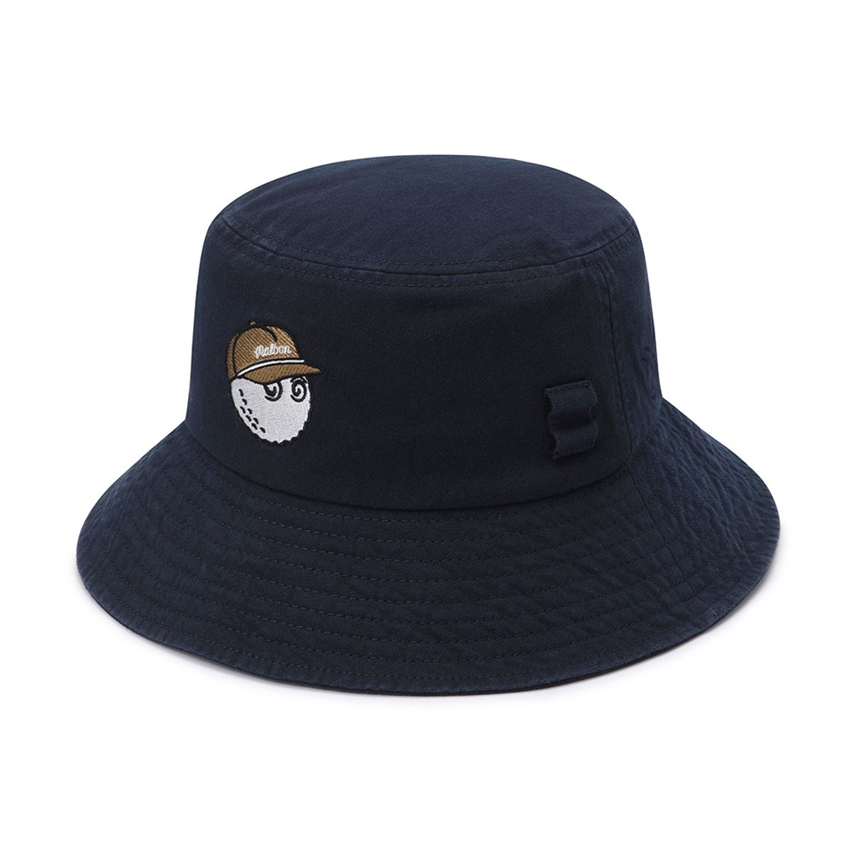 말본 골프(MALBON GOLF) 뉴 베이직 로고 버킷햇 NAVY