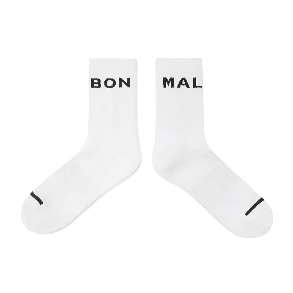 말본 골프(MALBON GOLF) 스크립트 메쉬 크루 삭스 OFF WHITE