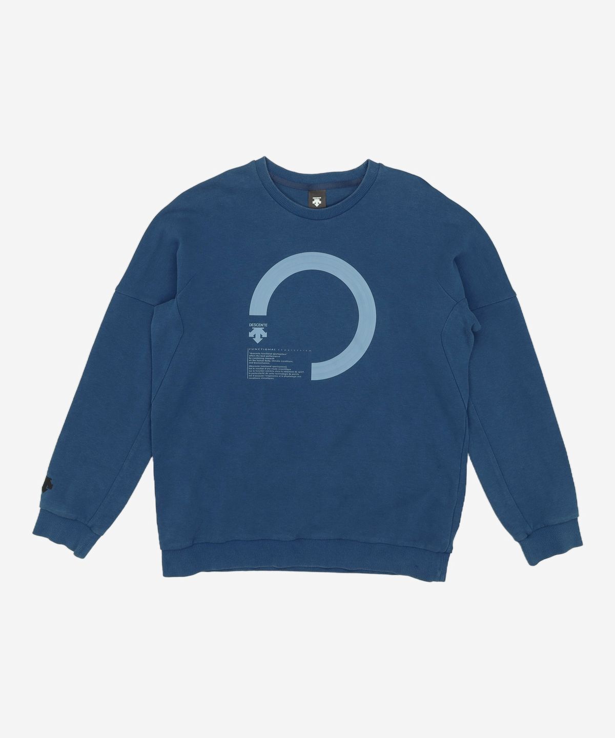 데상트(DESCENTE) 남성 F-360 모션 그래픽 기모 스웻셔츠 (S8421THT15) 105