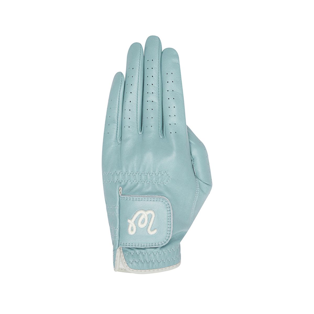 말본 골프(MALBON GOLF) 공용 M 자수 로고 왼손 장갑 SKY BLUE