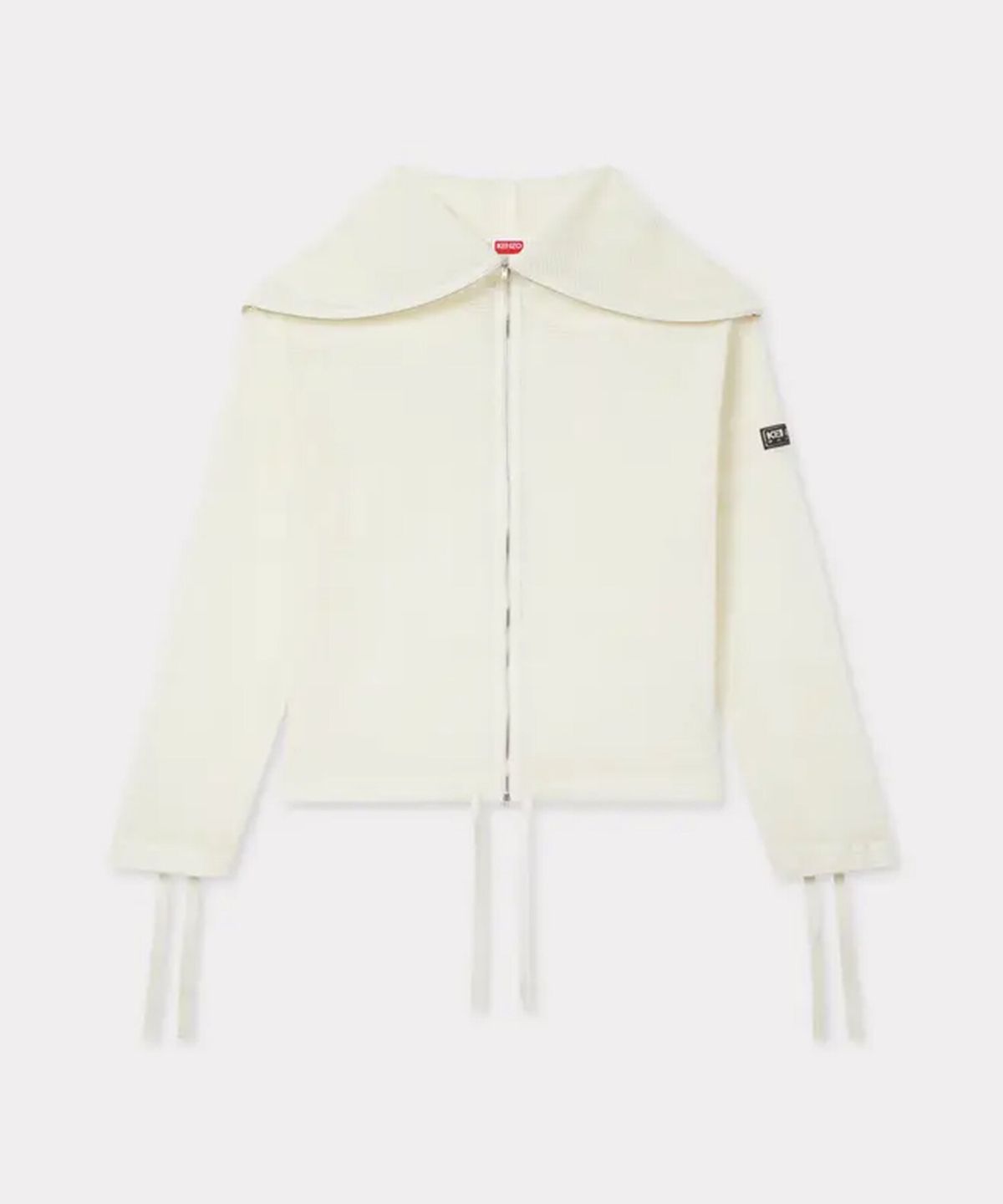 겐조(KENZO) 남성 25SS 오버사이즈 메쉬 풀 집 후디_K255AMW102IVX