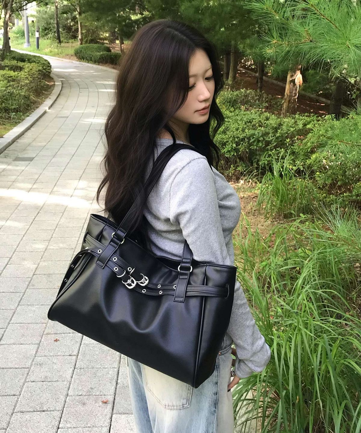 무르(MUR) Lizzy Double Belted Bag (3color)