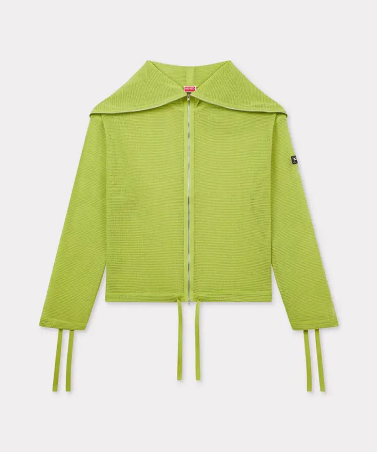 겐조(KENZO) 남성 25SS 오버사이즈 메쉬 풀 집 후디_K255AMW101LYX