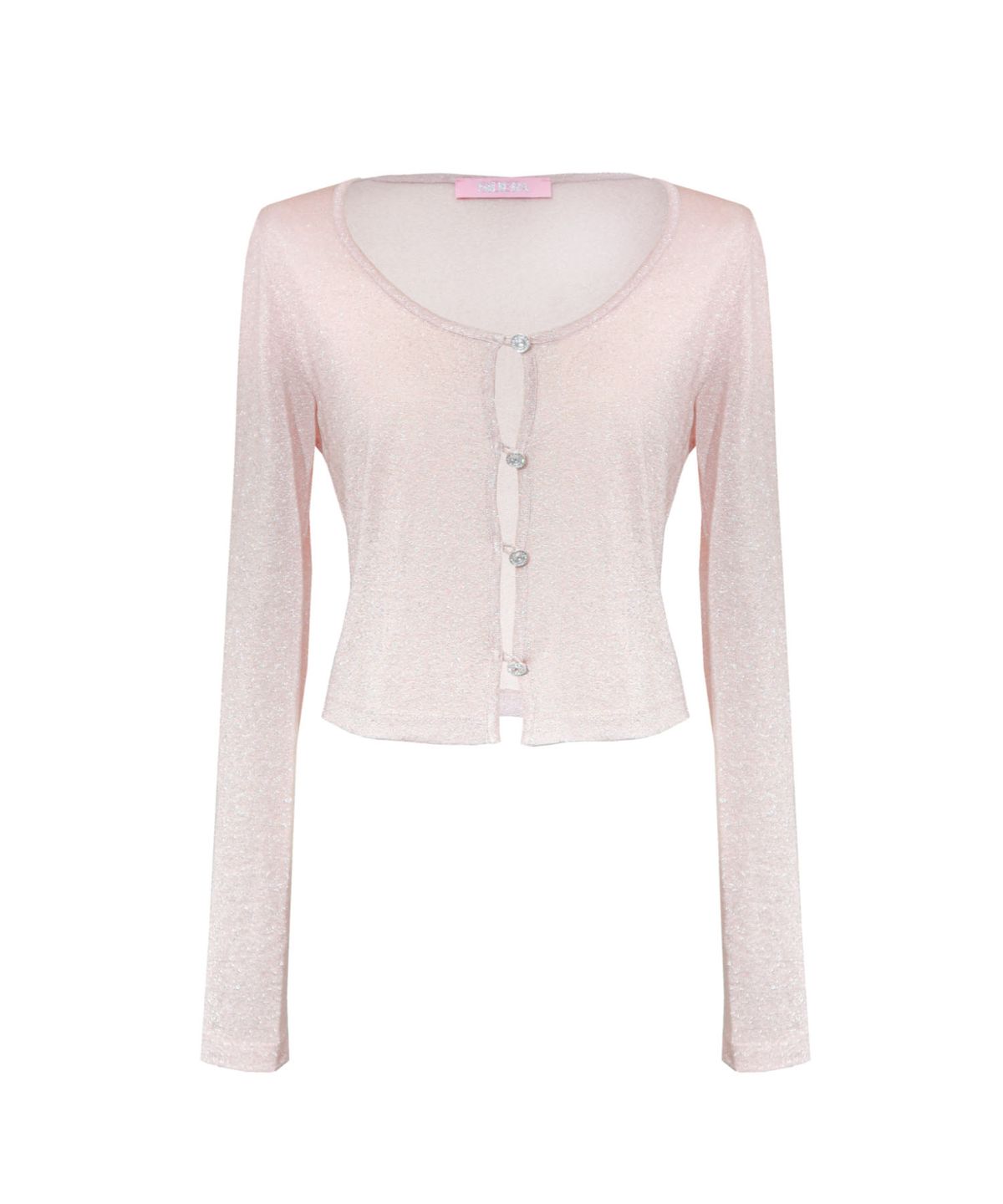 시데라(SIDERA) Radiant Breeze Button Cardigan [Peach]