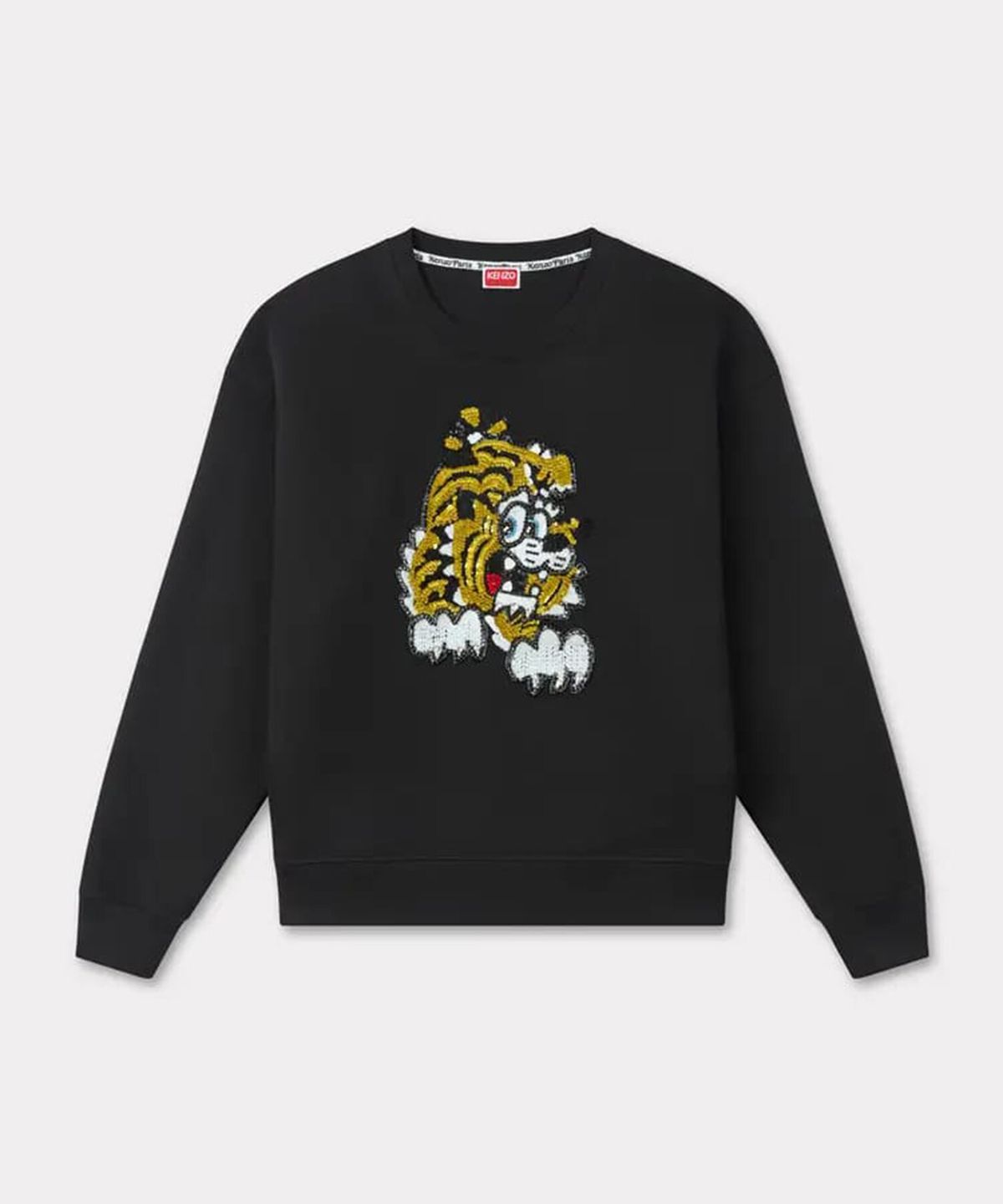 겐조(KENZO) 남성 겐조x베르디 자수 클래식 스웻셔츠_K255AMWV04BKX