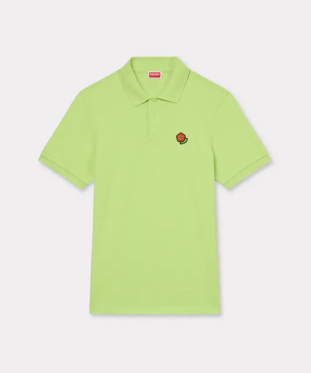 겐조(KENZO) 남성 팝 보케 자수 슬림 폴로 탑_K255AM2P01LYX