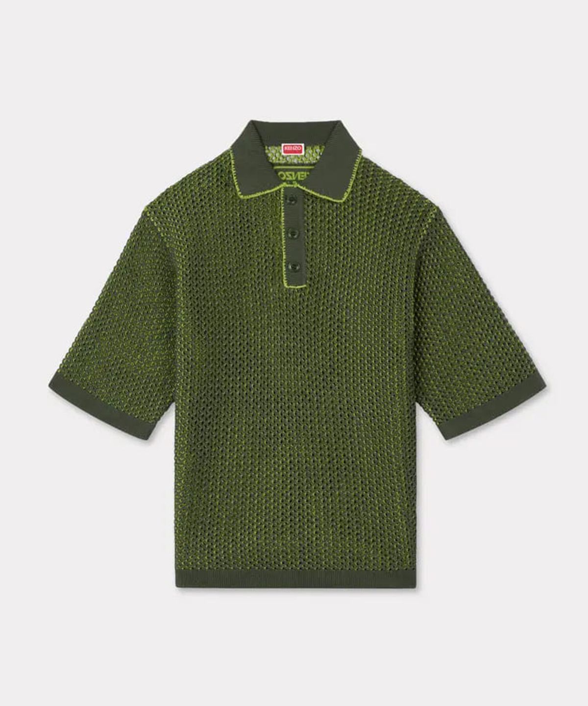 겐조(KENZO) 남성 25SS 메쉬 폴로탑_K255AM2101KAX