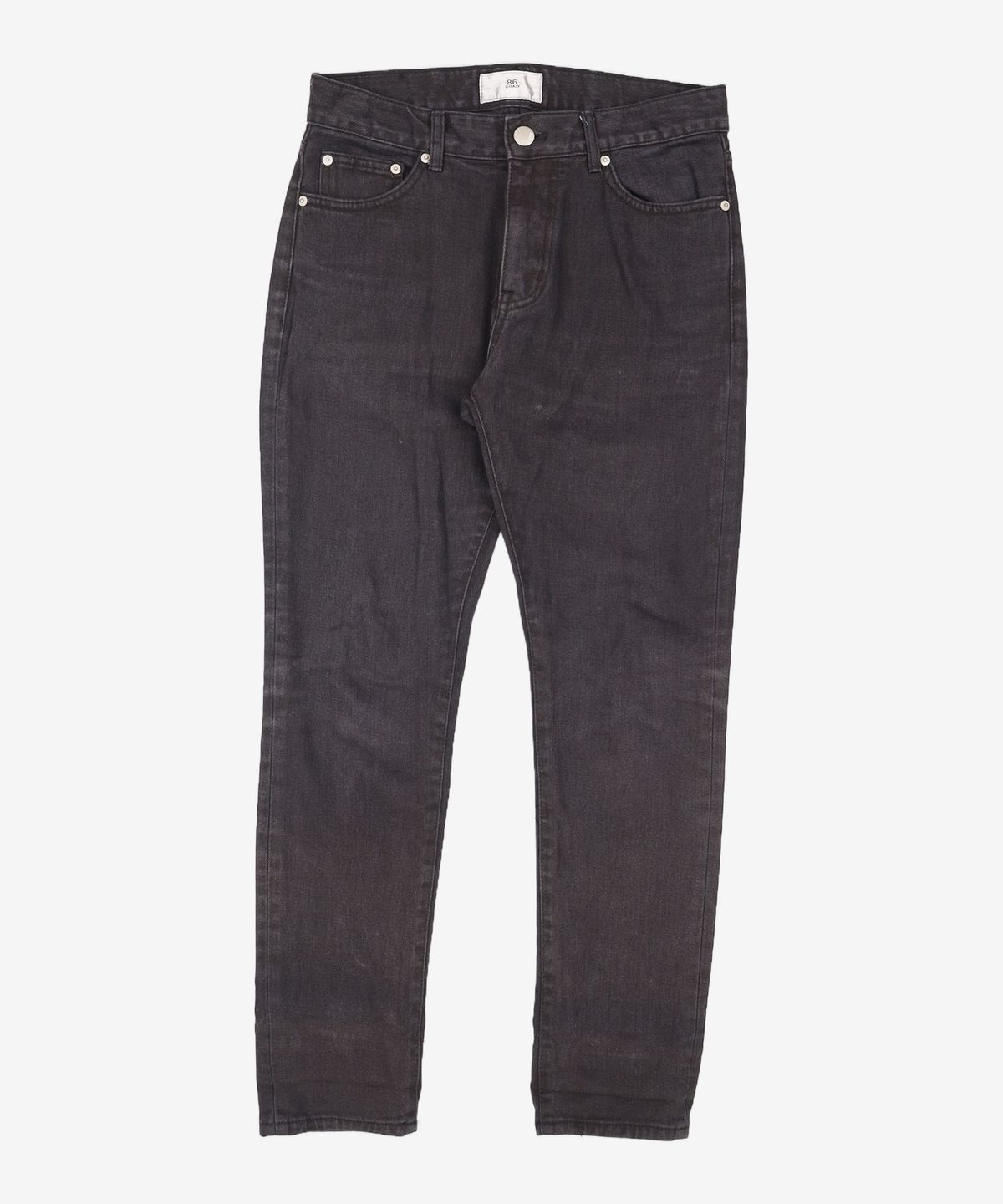 86로드(86ROAD) 1672 basic black jeans(Black)/ 슬림핏 30