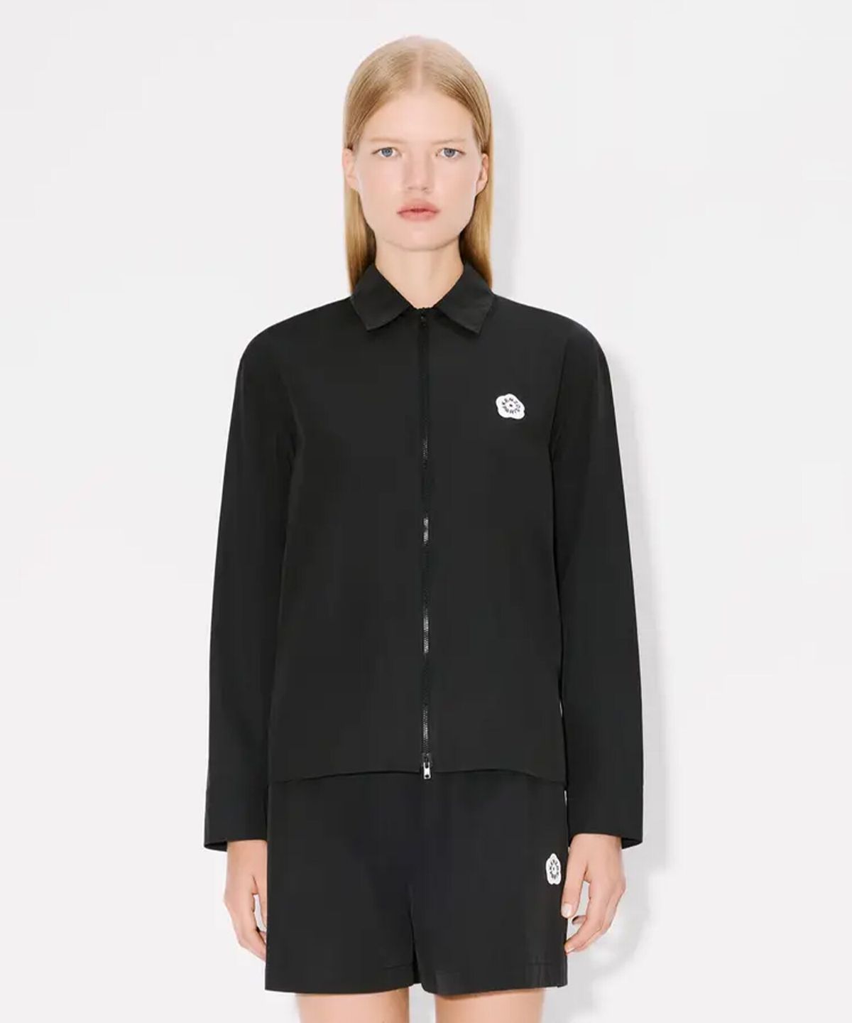 겐조(KENZO) 여성 보케 플라워 2.0 집 업 클래식 셔츠_K255AWI501BKA