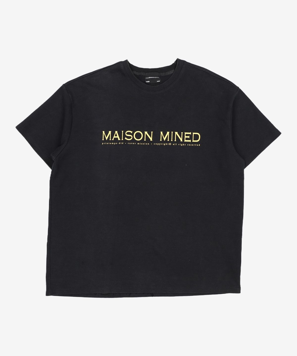 메종미네드(MAISON MINED) M-LOGO HALF SLEEVE BLACK M