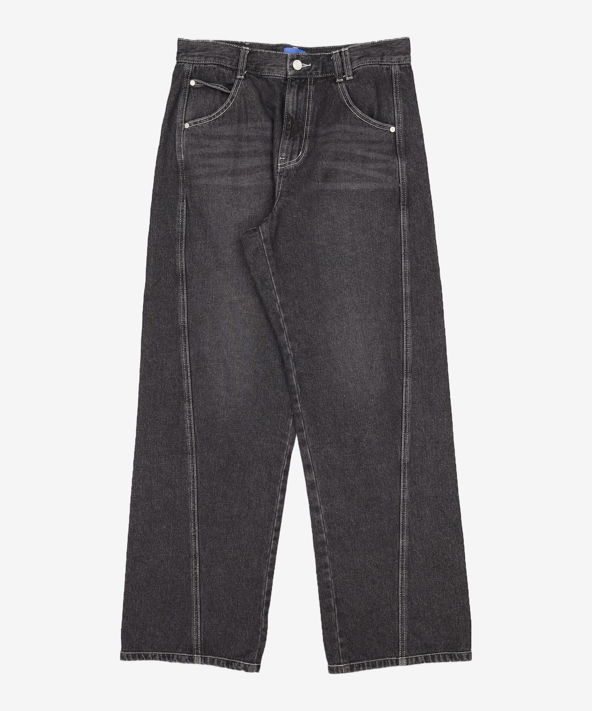 데케트(DECET) Curved Wide Jeans DCPT033Black 30