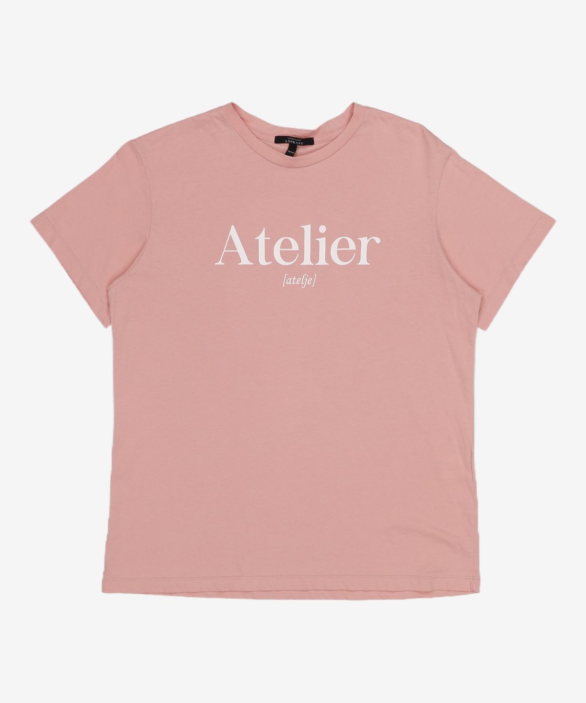 룩캐스트(LOOKAST) PINK ATELIER LOGO TSHIRT ONE SIZE