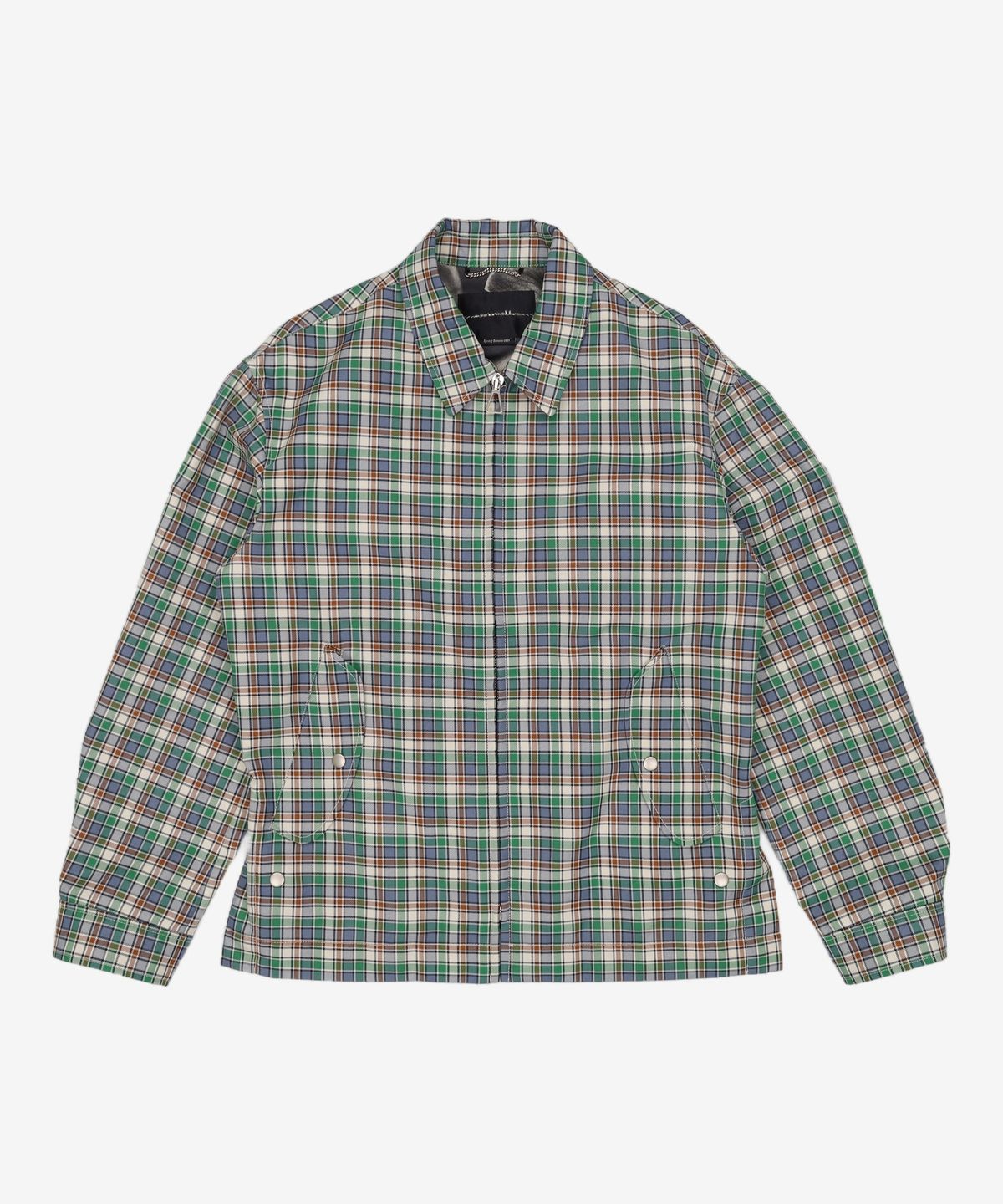 커스텀멜로우(CUSTOMELLOW) check coach jacket _CLUAM21111GRX 105