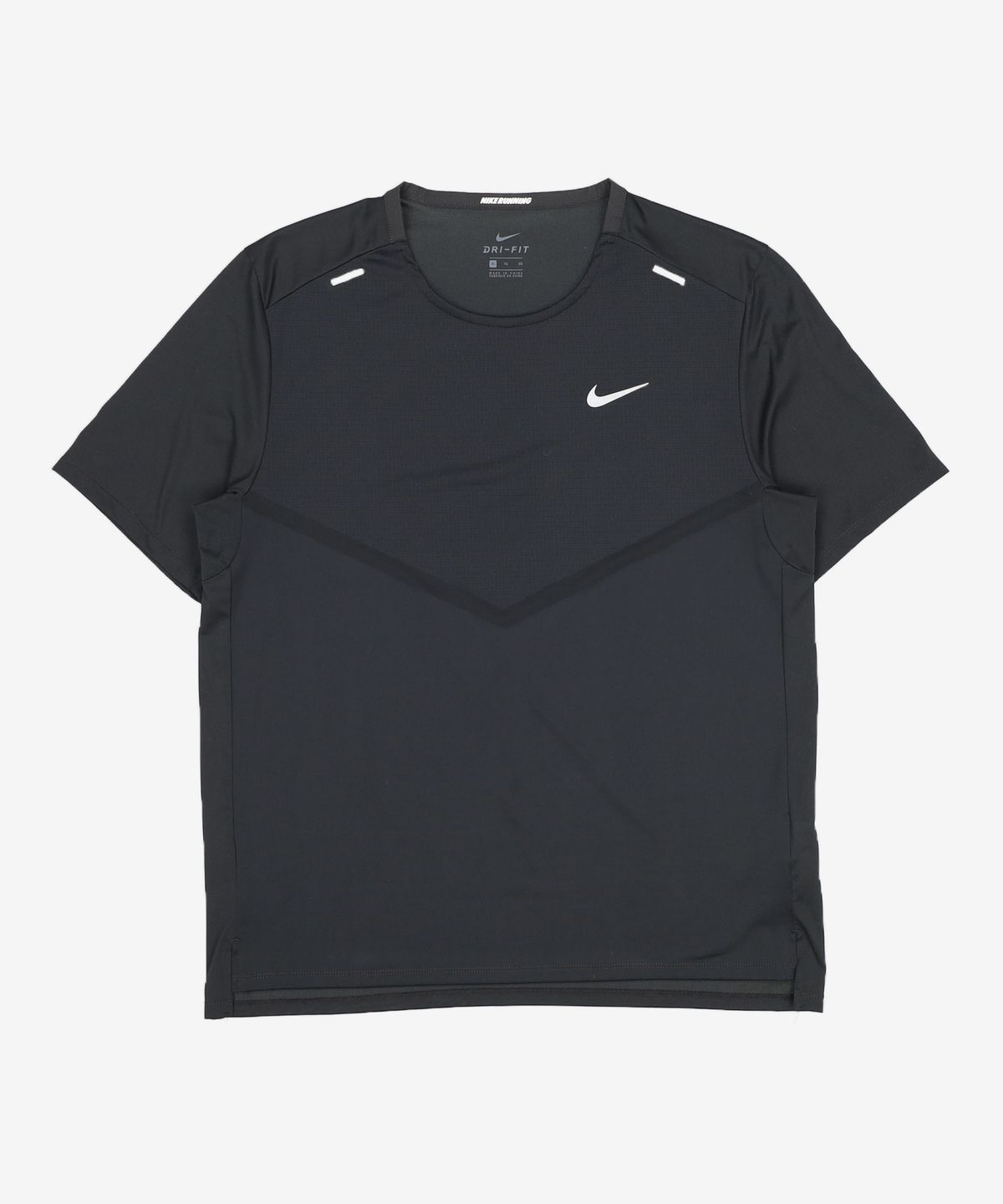 나이키(NIKE) 드라이 핏 라이즈 365 반소매 러닝 탑 M - 블랙 / CZ9185-013 XL