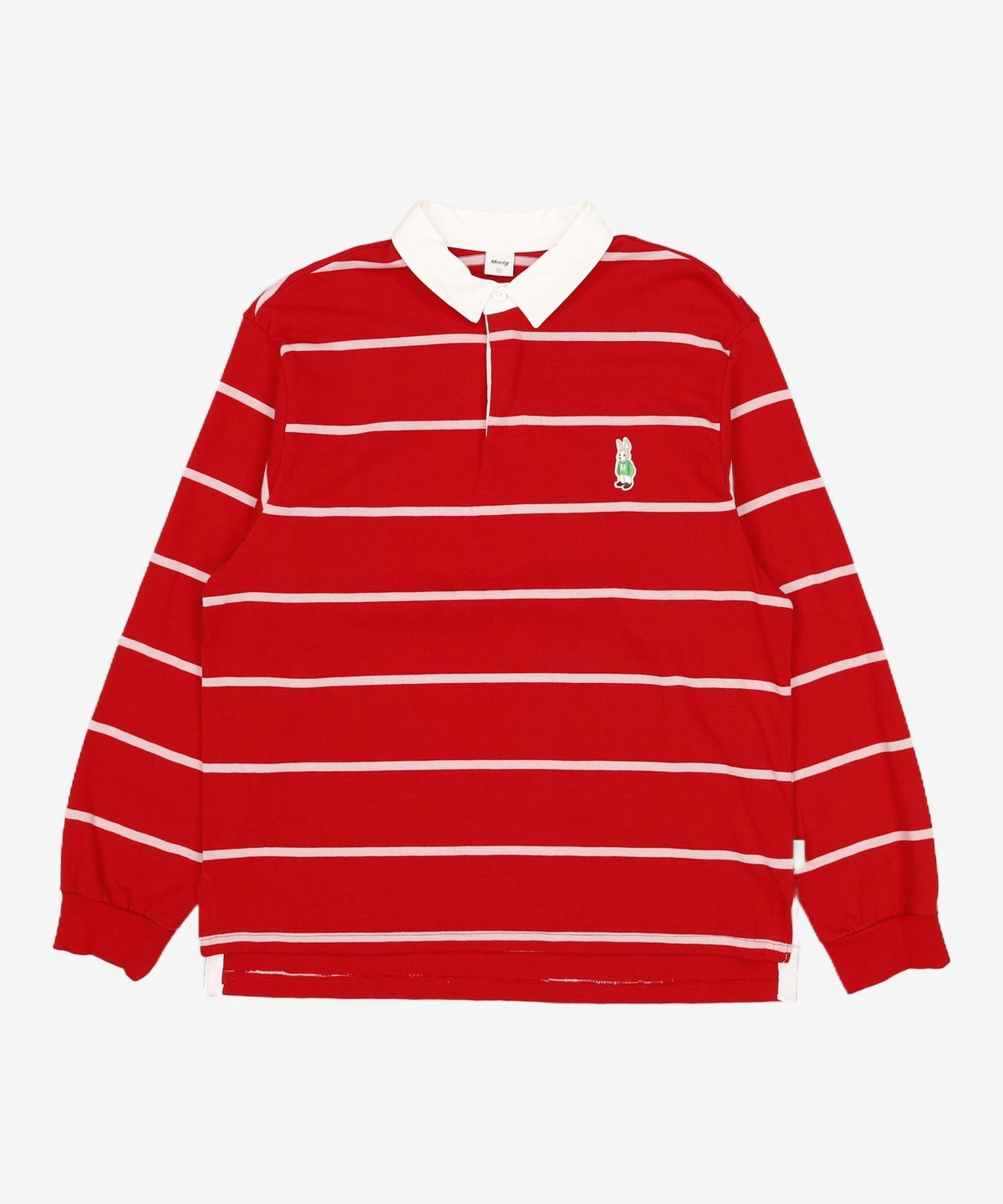엠엠엘지(MMLG) [Mmlg] MELGE RUGBY SHIRT (RED) S