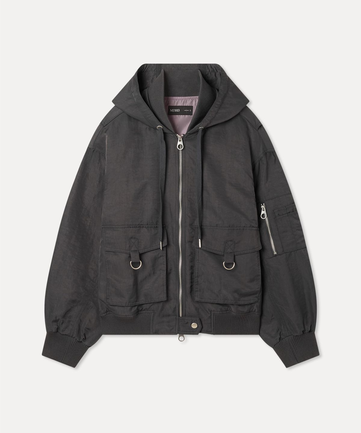 미쏘(MIXXO) 후드 MA1 RE JJG347C_MIWJJG91QC