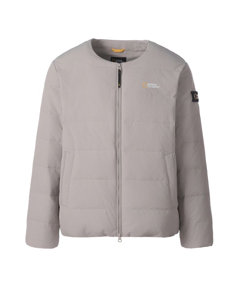 헤론 U넥 경량 구스다운 점퍼 BEIGE