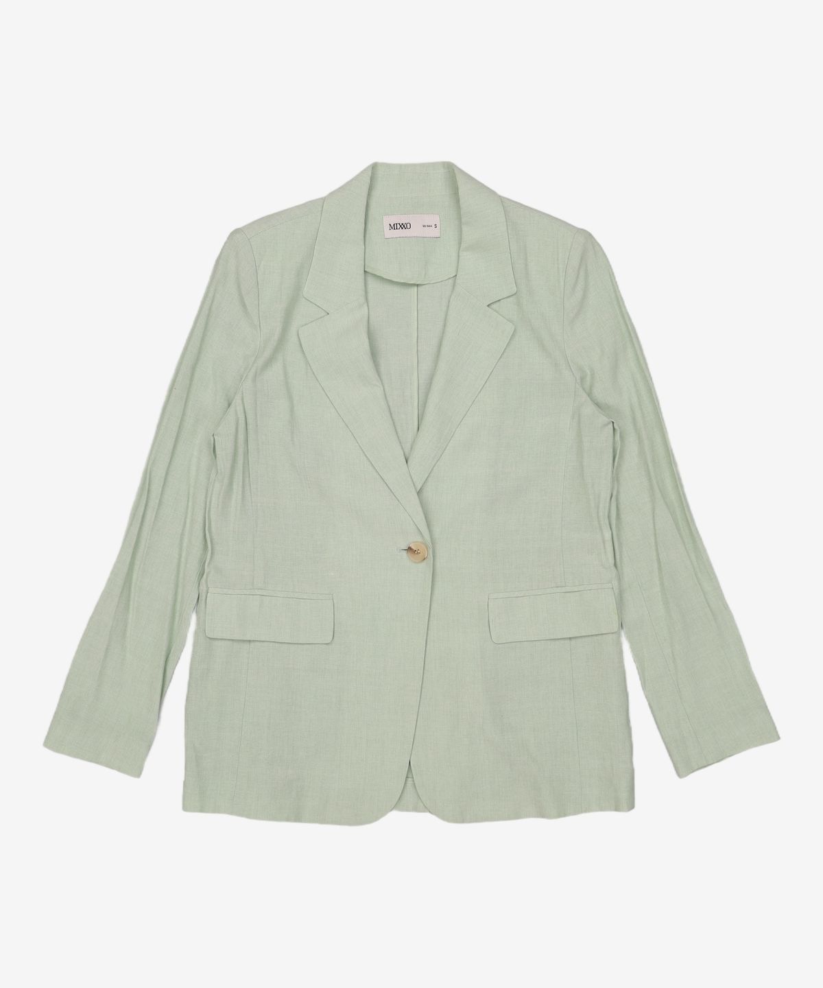 미쏘(MIXXO) [쏘미쏘자켓]폴리 테일러드 일자핏 싱글자켓 MIWJKB50PG S