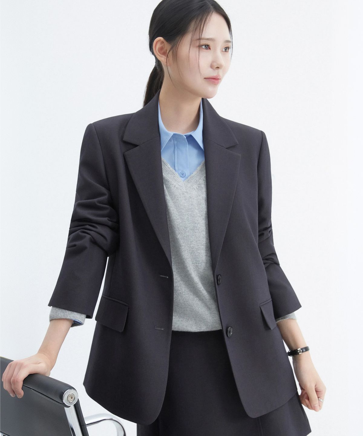 로엠(ROEM) 올데이 테일러드 자켓 (세트) RMJKG49A55