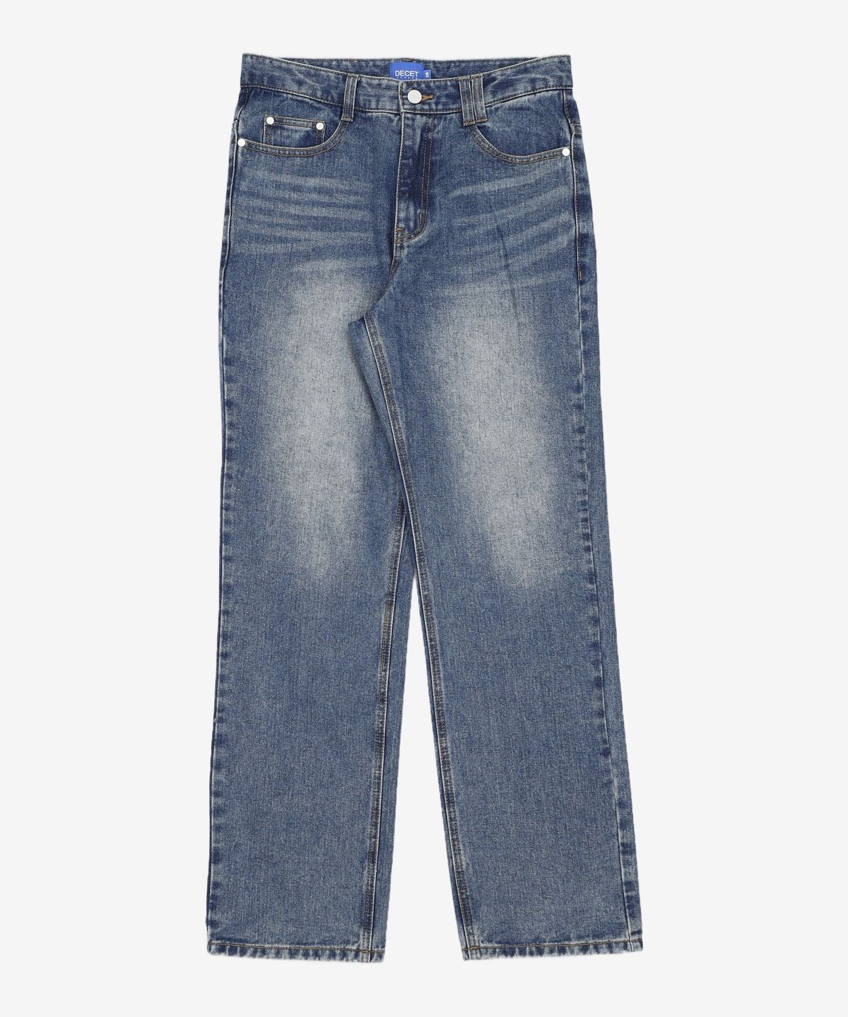 데케트(DECET) Dawn Semi Wide Jeans DCPT002LaserBlue 28