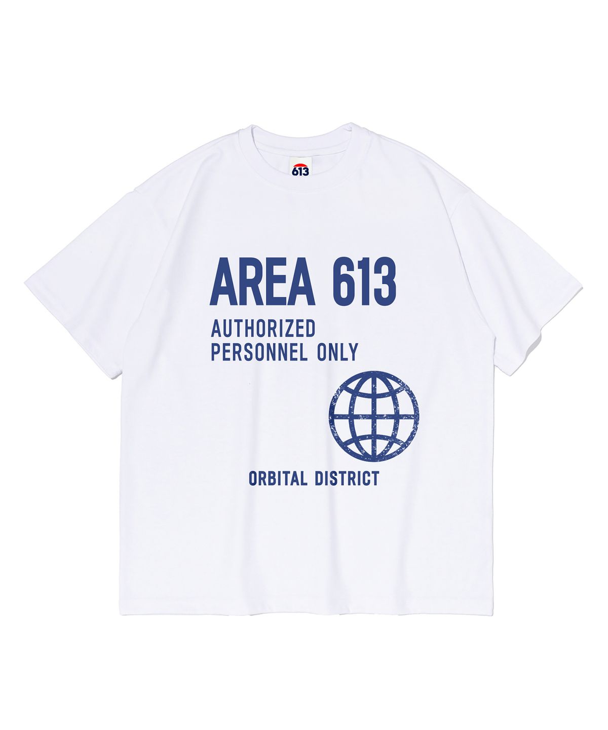 613서울(613SEOUL) 613 AREA 그래픽 반팔 티셔츠 (화이트)