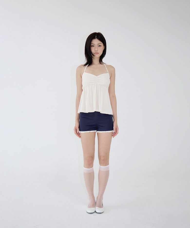BABY DOLL HALTER LEMON BUTTER