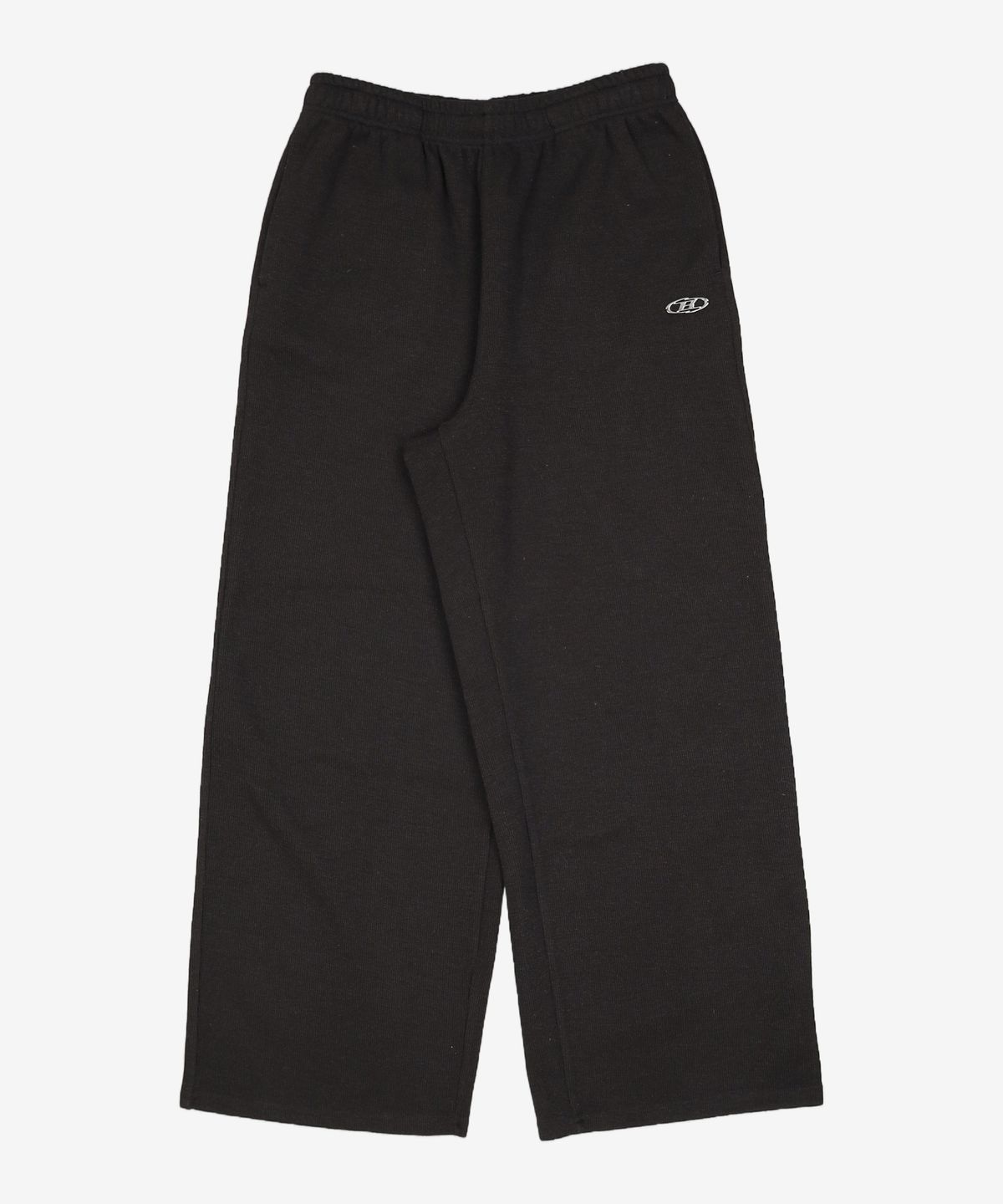 본투윈(BORN TO WIN) W KNIT LIKE SEMI WIDE PANTS [BLACK] 2